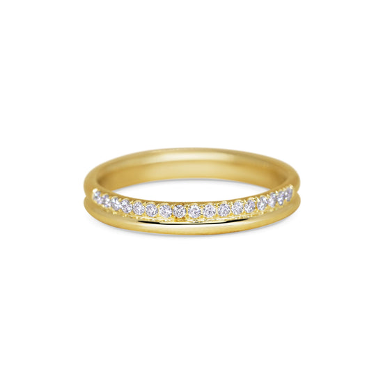 Michelle Oh Mirage Diamond Wedding Band | The Cut London