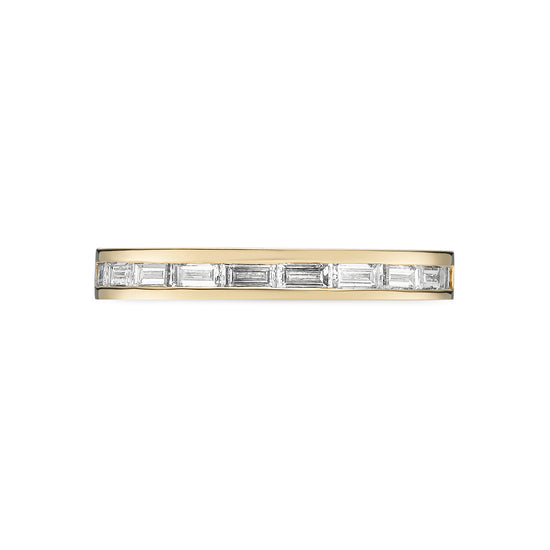 Laura Vann Channel Set Baguette Cut Band | The Cut London