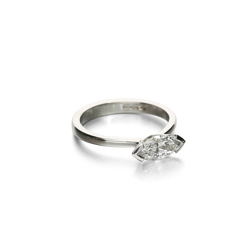  Marquise Diamond Ava Classic II Ring by Ruberg | The Cut London