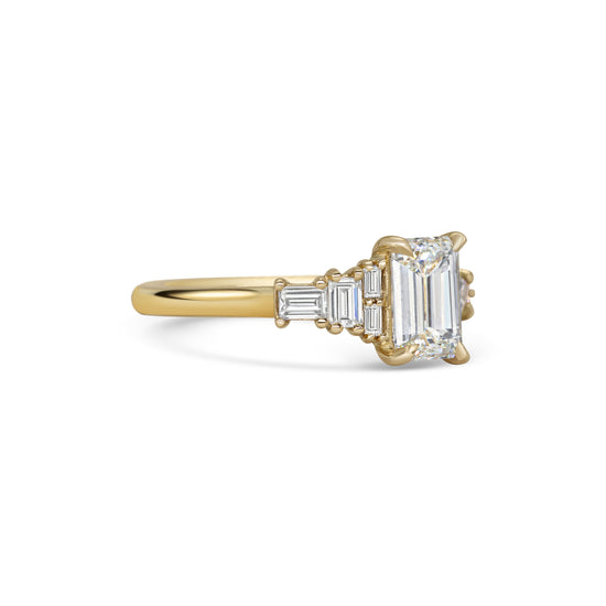 Michelle Oh Asymmetric Seven Diamond Ring | The Cut London