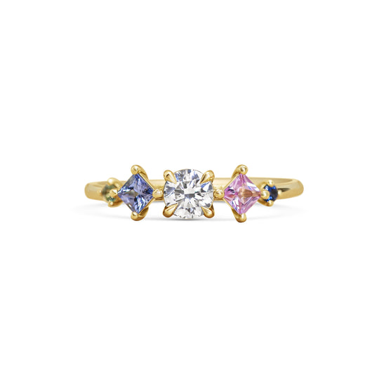 Michelle Oh Five Stone Band Ring | The Cut London