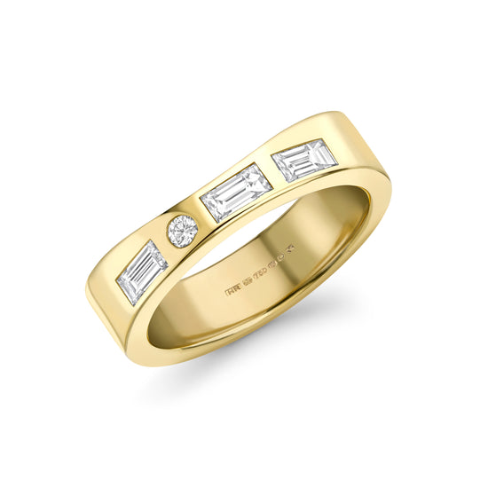 Hattie Rickards Diamond Curve Wedding Band | The Cut London