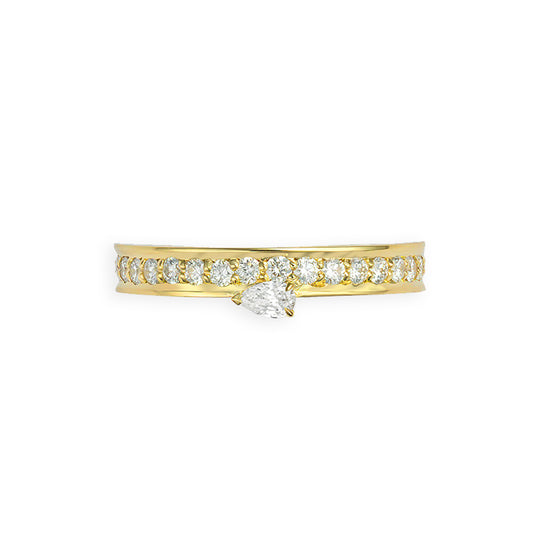 Elise Friedman Pear Diamond Lozenge Ring | The Cut London