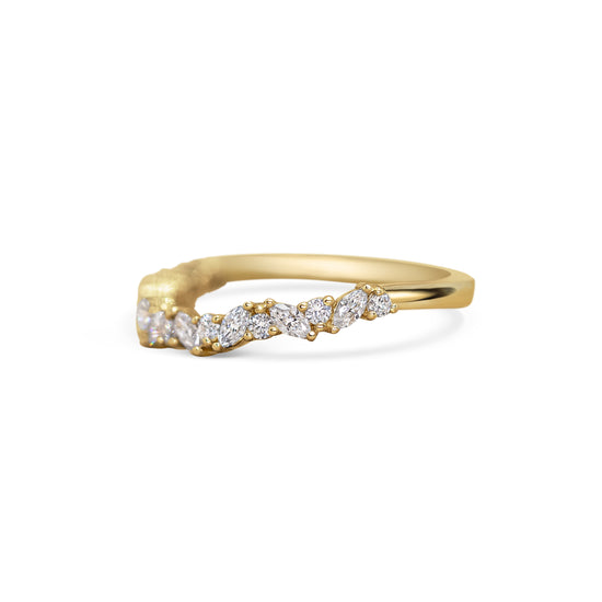 Michelle Oh Garland Diamond Eternity Band | The Cut London