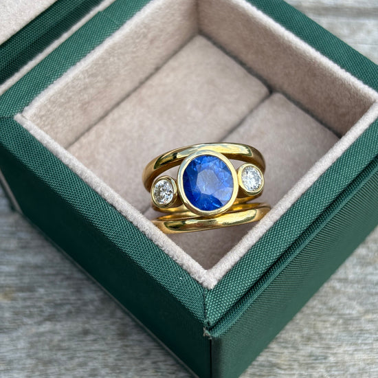 Minka Les Trois Vallées Sapphire & Diamond Ring | The Cut London