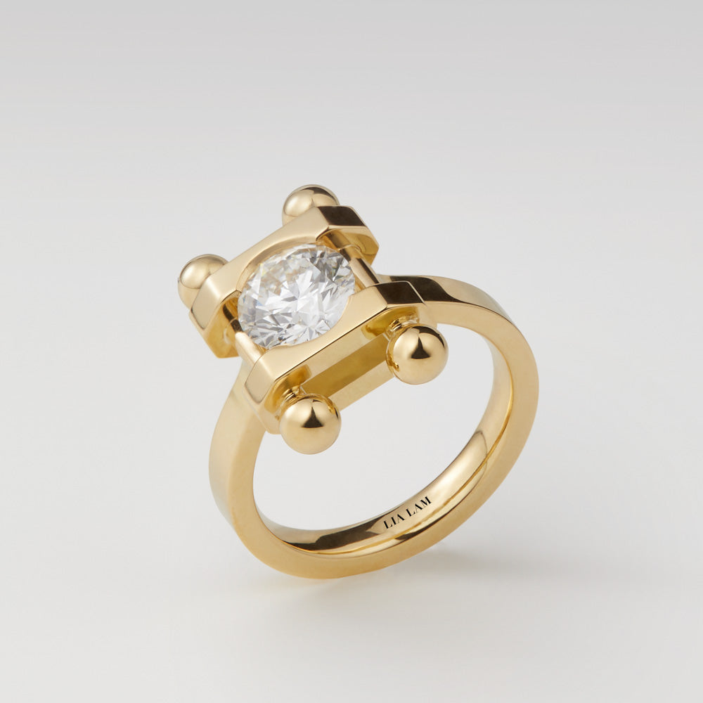  Diamond Lagom Ring by Lia Lam | The Cut London