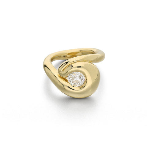 Ruberg Old Cut Diamond Lua Marée Ring