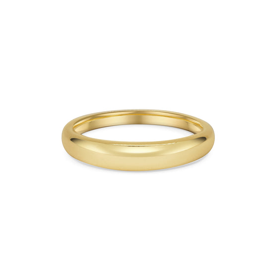 Michelle Oh Perfectly Chunky Gold Wedding Band | The Cut London