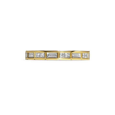 Rachel Boston Coved Mix Diamond Band