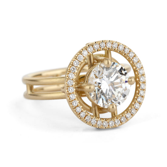 Shimell & Madden Two Circle Compass Ring | The Cut London