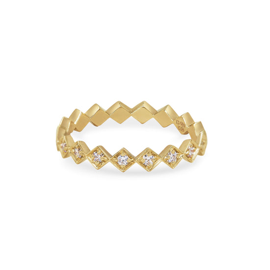Michelle Oh Obelisk Diamond Wedding Band | The Cut London