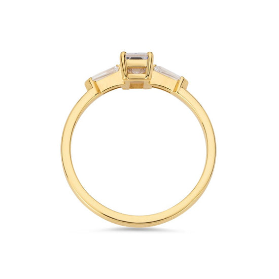 Laura Vann Asscher Cut Diamond Illusion Ring | The Cut London