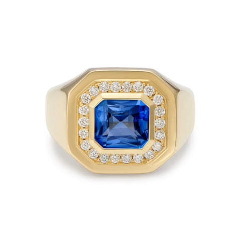 Minka Jewels Blue Sapphire and Diamond Ring