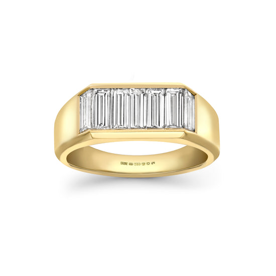 Hattie Rickards Baguette Cut Minimalist Ring | The Cut London