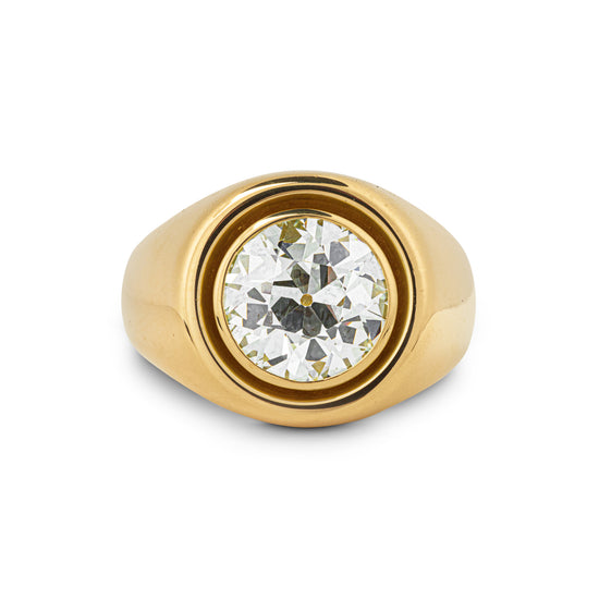 Jessie Thomas Drop Edge Bombé Diamond Ring | The Cut London