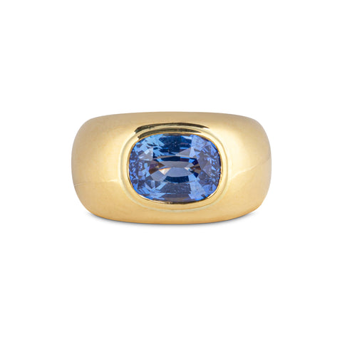 Jessie Thomas Gold & Sapphire Bombé Ring