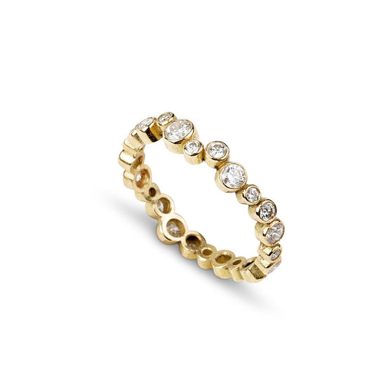 Jessie Thomas Diamond Wave Ring | The Cut London