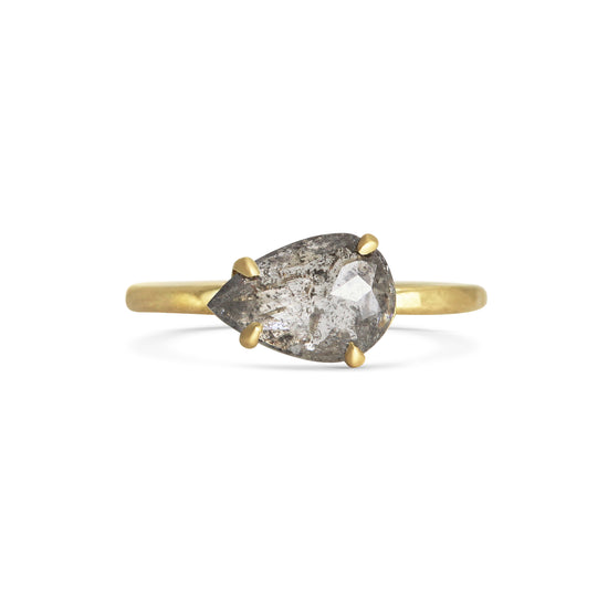 Michelle Oh East-to-West Set Pear Cut Diamond Ring | The Cut London
