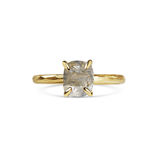 Michelle Oh Grey Oval Diamond Ring | The Cut London