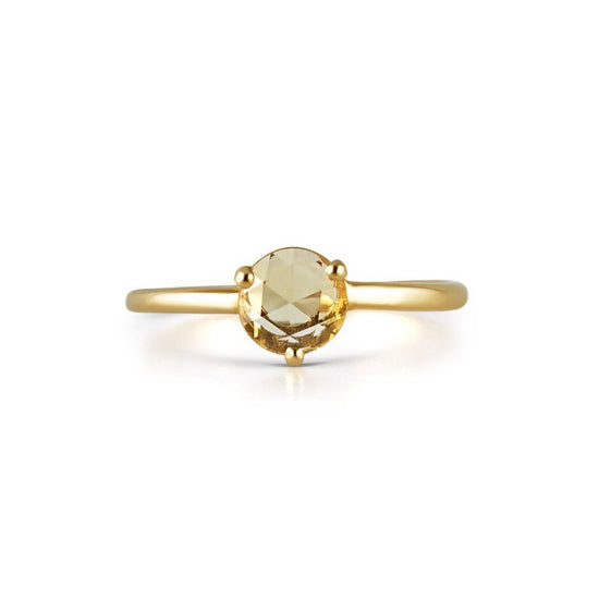 Michelle Oh Rose Cut Yellow Diamond Ring | The Cut London