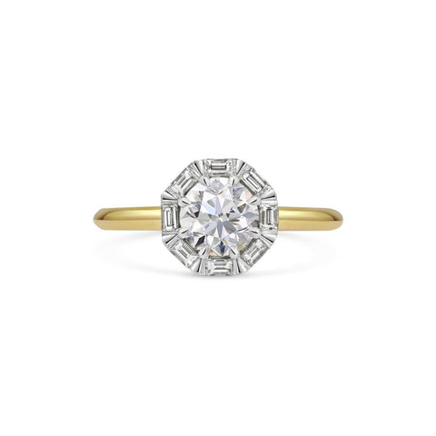 Rachel Boston Corvus Hexagonal Diamond Ring