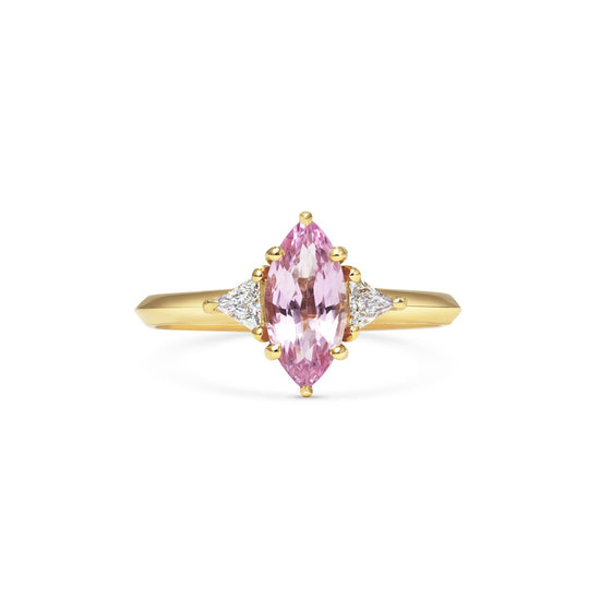 Rachel Boston Pink Sapphire & Diamond Caura Ring | The Cut London