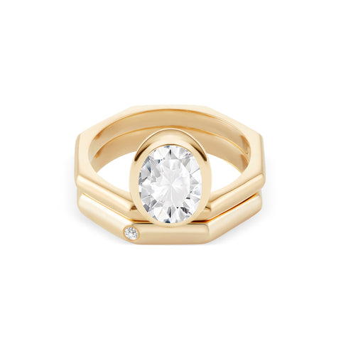 Roxanne Rajcoomar-Hadden Oval Cut Union Ring