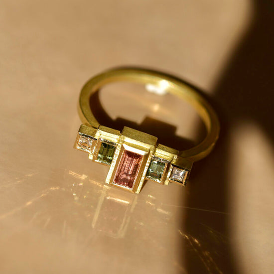 Shivani Chorwadia Sapphire and Diamond Phases Ring | The Cut London