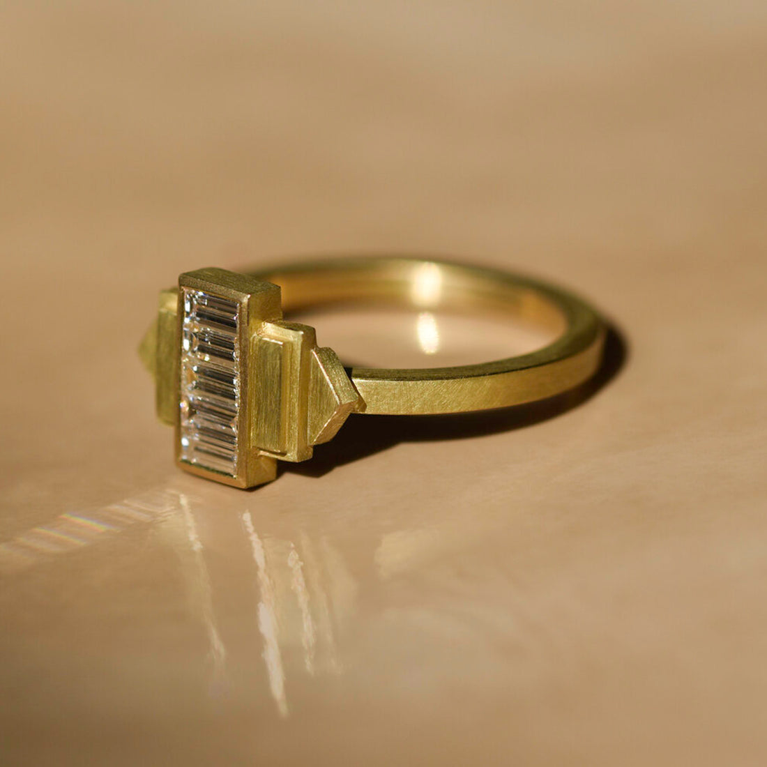  Strata Stacked Diamond Ring by Shivani Chorwadia | The Cut London