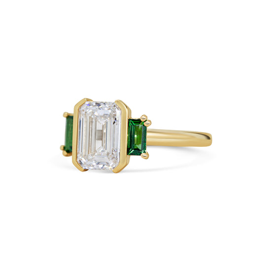 Michelle Oh Art Deco Trilogy Diamond Ring | The Cut London