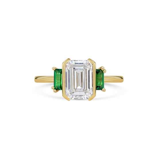 Michelle Oh Art Deco Trilogy Diamond Ring | The Cut London