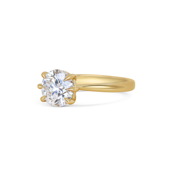 Michelle Oh Contemporary Diamond Solitaire Ring | The Cut London