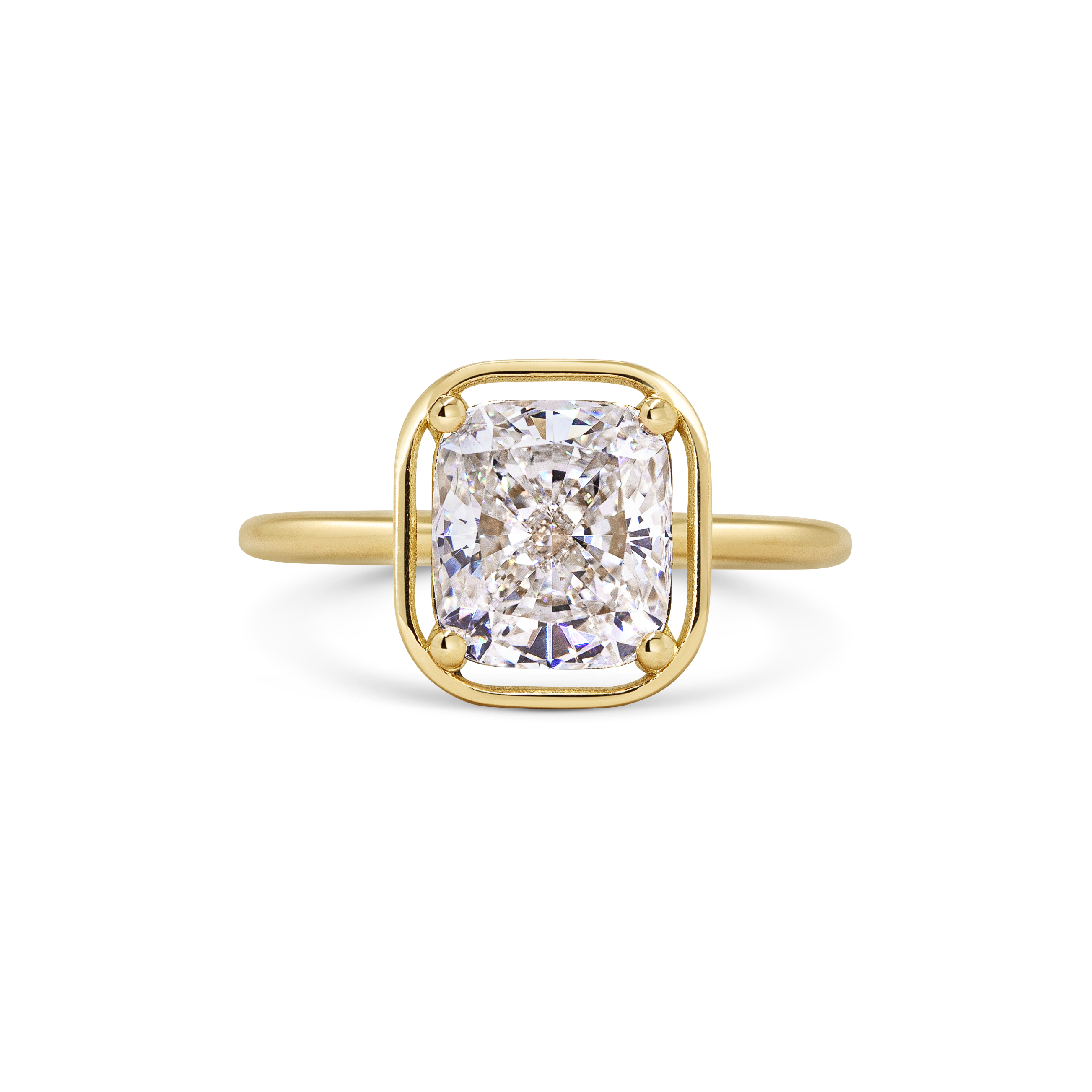 Michelle Oh Bespoke 3ct Radiant Cut Diamond Ring | The Cut London