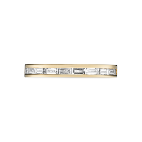 Laura Vann Channel Set Baguette Cut Band