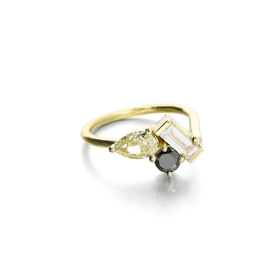 Ruberg Modern Cluster Diamond Ada Ring | The Cut London