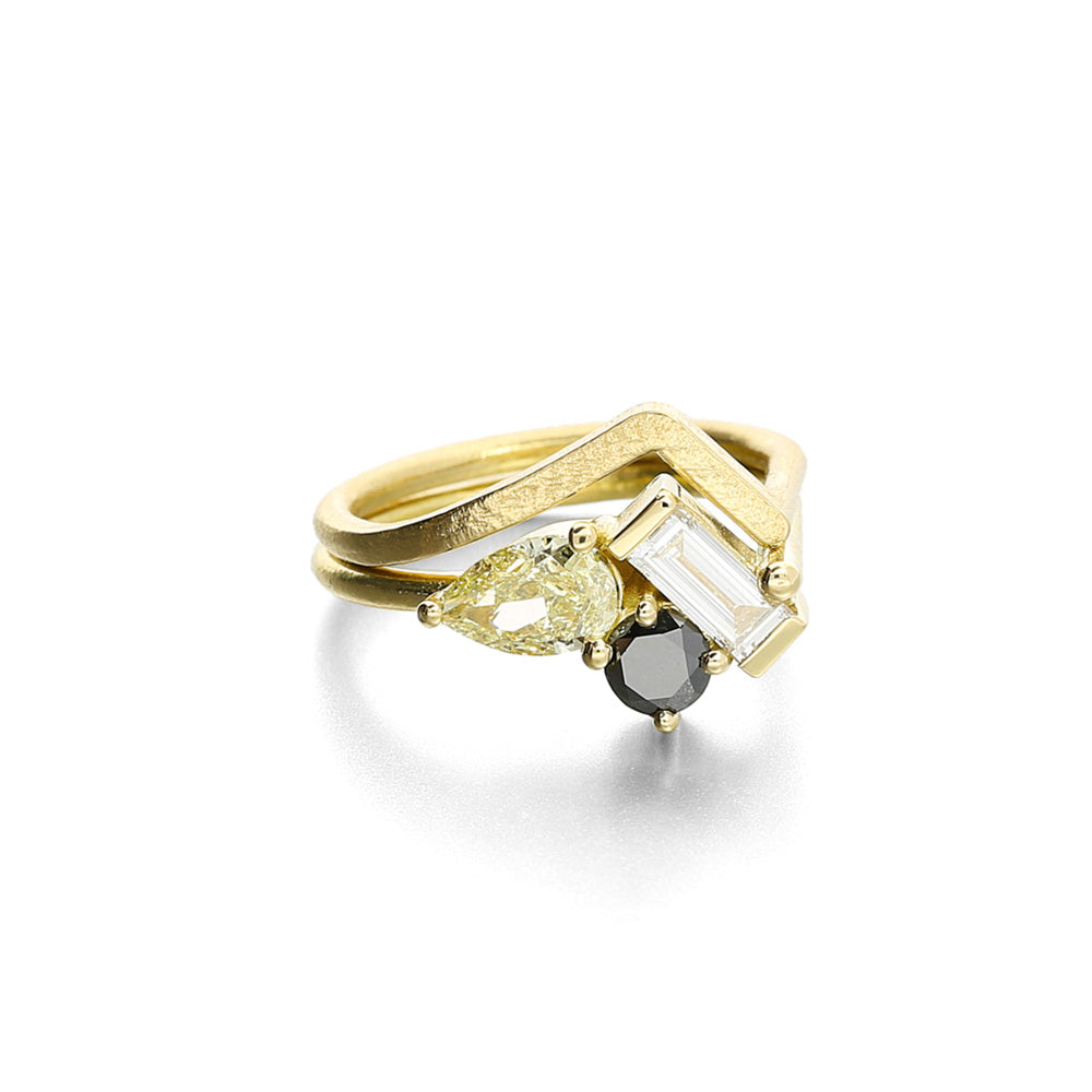 Ruberg Modern Cluster Diamond Ada Ring The Cut London A modern edit of bespoke rings and meaningful jewels