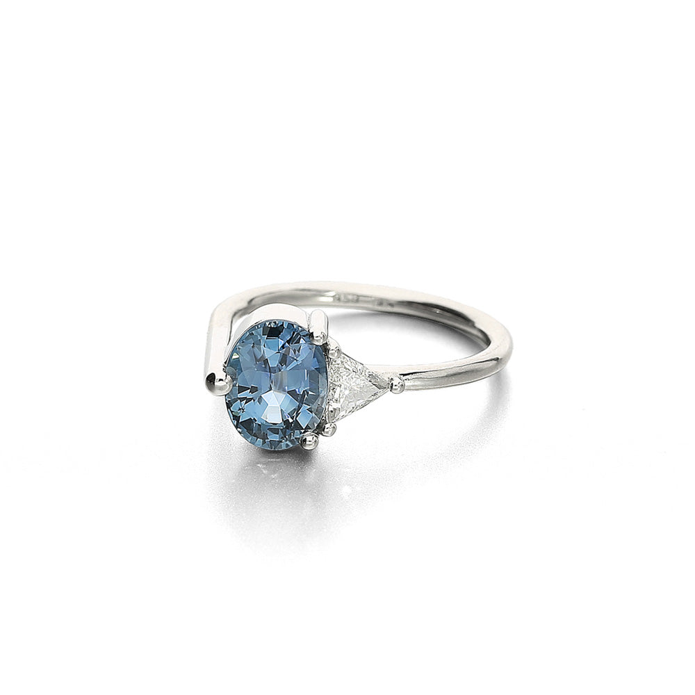  Sapphire & Diamond Ava XVII Ring by Ruberg | The Cut London