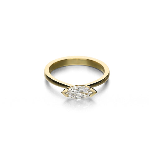 Ruberg Marquise Diamond Ava Classic II Ring