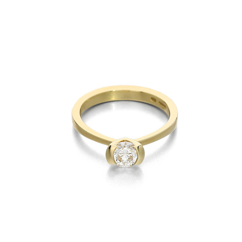  Diamond Ava Classic II Ring by Ruberg | The Cut London