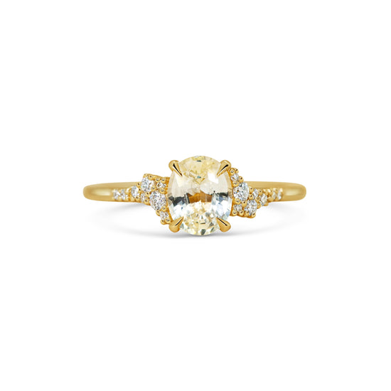 Michelle Oh Yellow Sapphire Cluster Ring | The Cut London