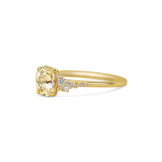 Michelle Oh Yellow Sapphire Cluster Ring | The Cut London