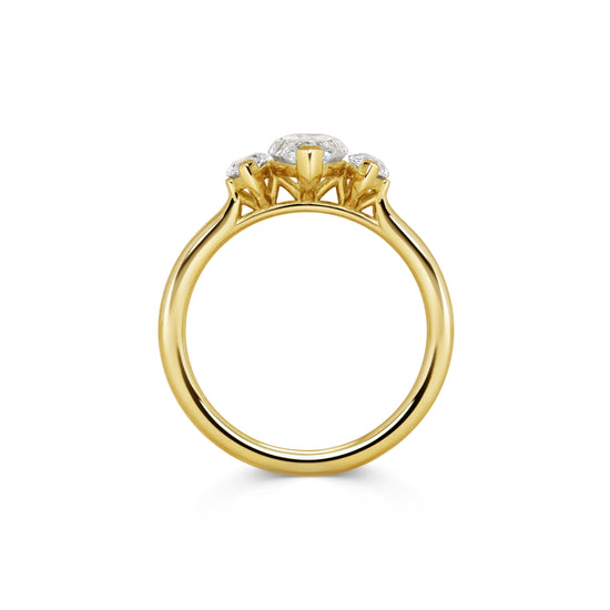 Michelle Oh Marquise Trilogy Ring | The Cut London