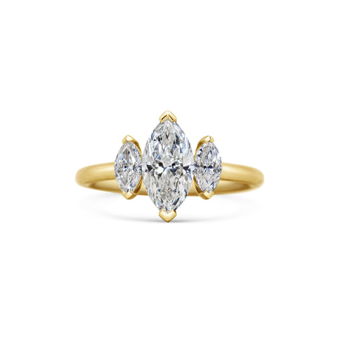 Michelle Oh Marquise Trilogy Ring