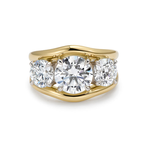 Minka Jewels Diamond Three Stone Ring
