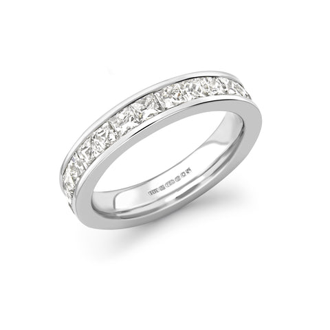 Hattie Rickards Channel Set Wedding Band
