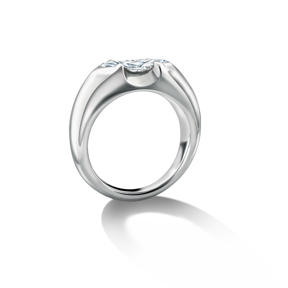  Spear Tip Marquise Diamond Ring by Liv Luttrell | The Cut London