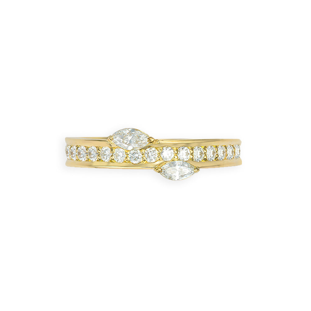  Marquise Diamond Lozenge Ring by Elise Friedman | The Cut London