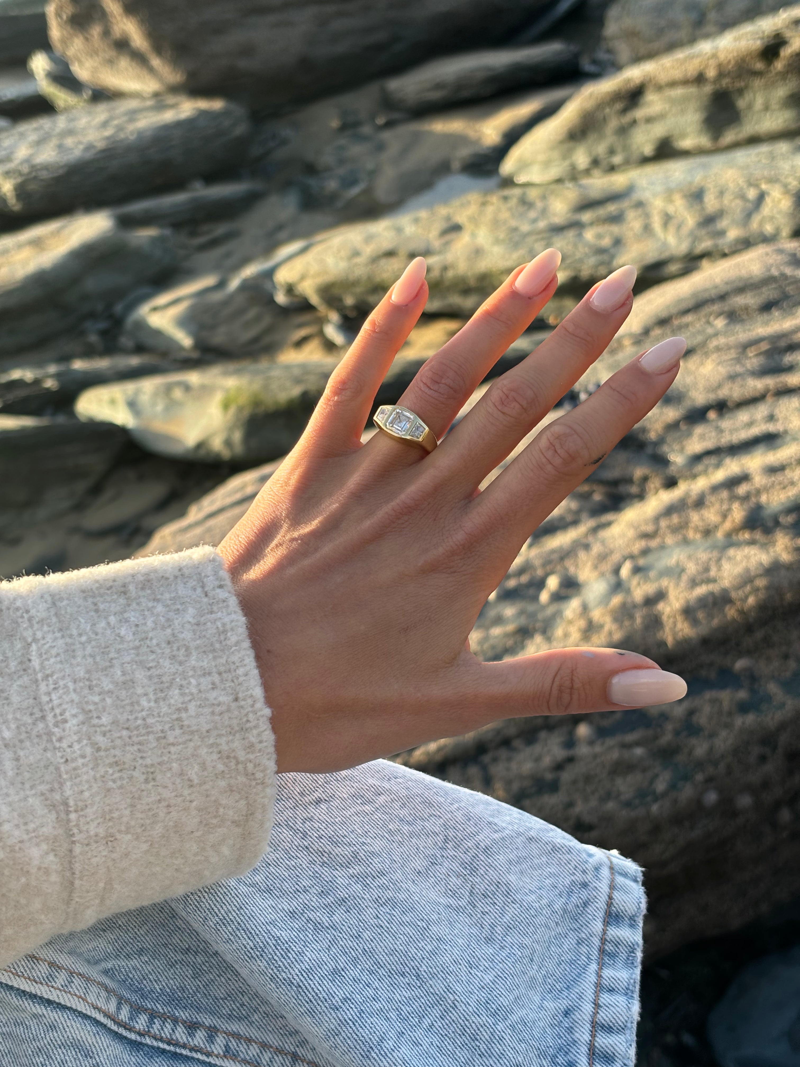 Minka Jewels Chunky Asscher Cut Diamond Ring | The Cut London