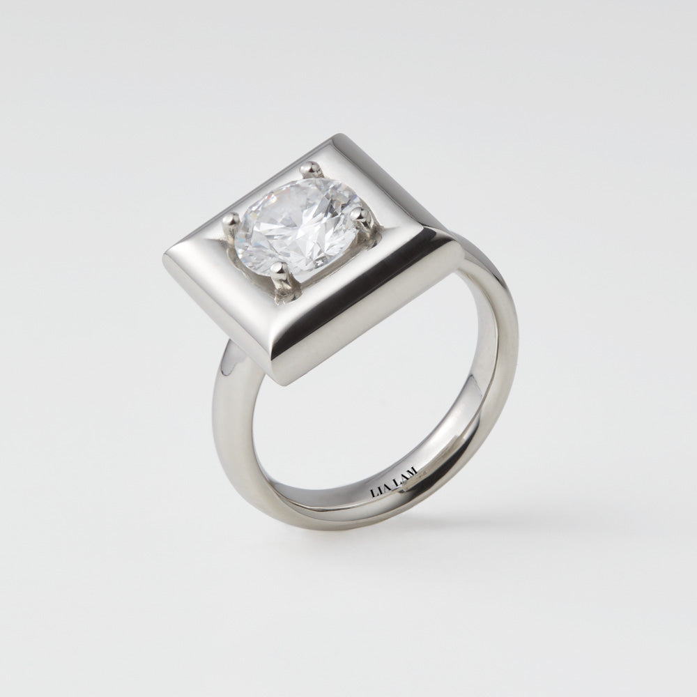  Diamond Passepartout Ring by Lia Lam | The Cut London