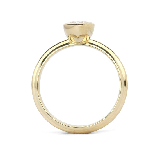 Shimell & Madden Marquise Mirror Flute Ring | The Cut London